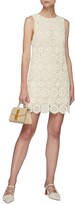 Thumbnail for your product : Alice + Olivia ''Clyde' Geometric crochet shift dress