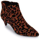 kenneth cole reaction leopard booties