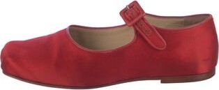 Sandy Liang Satin Mary Jane Flats