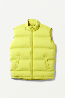 green bubble vest