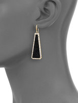 Thumbnail for your product : ABS by Allen Schwartz Pave Frame Linear Drop Earrings