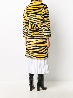 Stand Studio Double-Breasted Tiger Coat