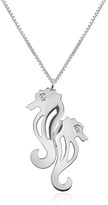 Thumbnail for your product : Forzieri Diamond & 18K Gold Seahorses Pendant Necklace