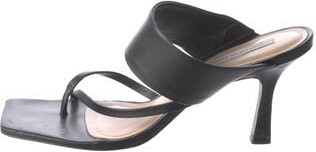 Saks Fifth Avenue Leather Slides