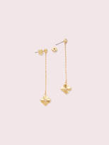 Thumbnail for your product : Kate Spade legacy logo spade flower linear earrings
