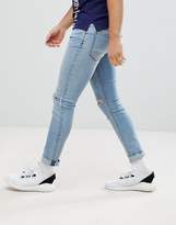 Thumbnail for your product : Love Moschino Ripped Skinny Fit Jeans