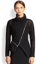 Thumbnail for your product : Yigal Azrouel Linear Tulle Jacket