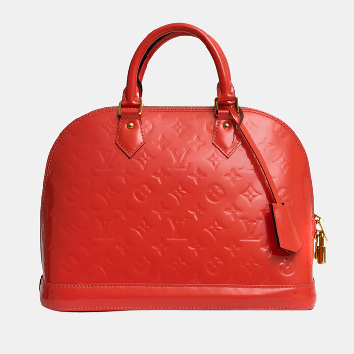 Louis Vuitton Amarante Monogram Vernis Leather Alma Bb Bandouliere  (Authentic Pre-Owned) - ShopStyle Shoulder Bags