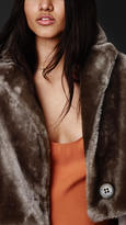 Thumbnail for your product : Burberry Cropped Shearling Coat