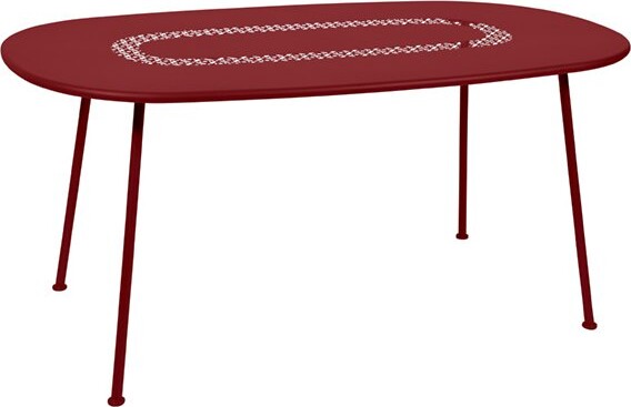 Fermob Lorette Oval Table in Blue