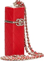 Thumbnail for your product : Chanel Pre Owned CC diamond-quilted strap lipstick case
