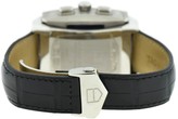 Thumbnail for your product : Tag Heuer Monaco CW9110 Stainless Steel & Leather Black Dial Manual 39mm Mens Watch