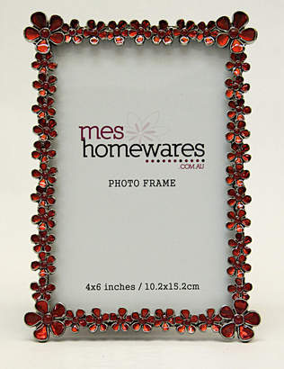 Ms Homewares 6x4 Flowers Photo Frame