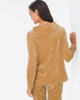 Thumbnail for your product : Chico's Velour Embellished Floral Top