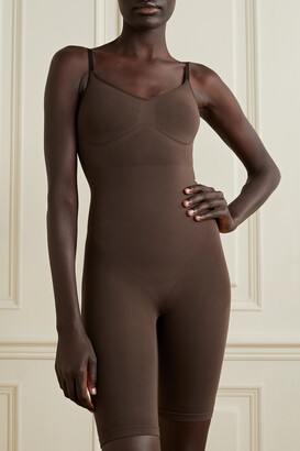SKIMS Seamless Sculpt Low Back Bodysuit - Cocoa - Dark brown - XXS