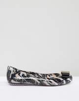 Thumbnail for your product : Melissa Metal Trim Bow Ballerina