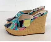 Thumbnail for your product : Emilio Pucci MultiColor Criss Cross Strap Wedges