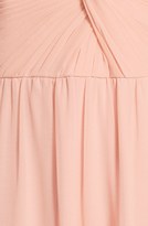 Thumbnail for your product : Erin Fetherston ERIN 'Clarisse' Off the Shoulder Front Twist Chiffon Gown