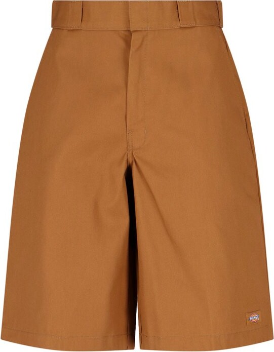 Dickies Logo-Patch Knee-Length Bermuda Shorts