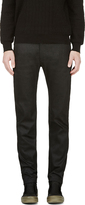 Thumbnail for your product : Gareth Pugh Black Waxed Jeans
