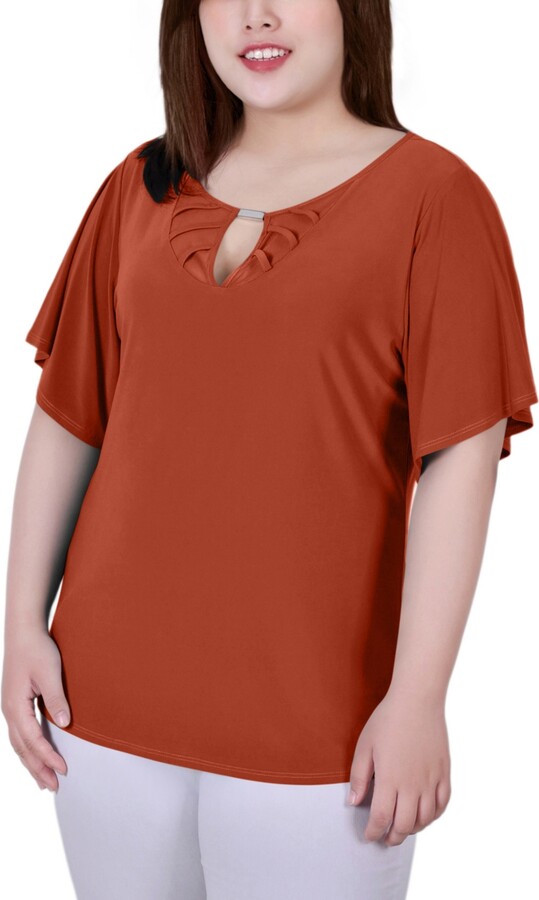 NY Collection Women's Plus Size Tops | Shop the world's largest 
