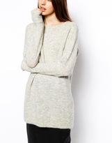 Thumbnail for your product : ASOS Premium Oversized Jumper In Mohair