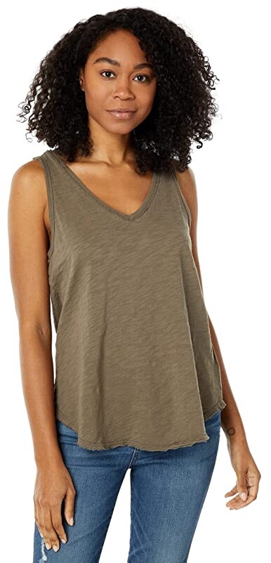 Deep V Neck Tank | Shop the world's largest collection of fashion 
