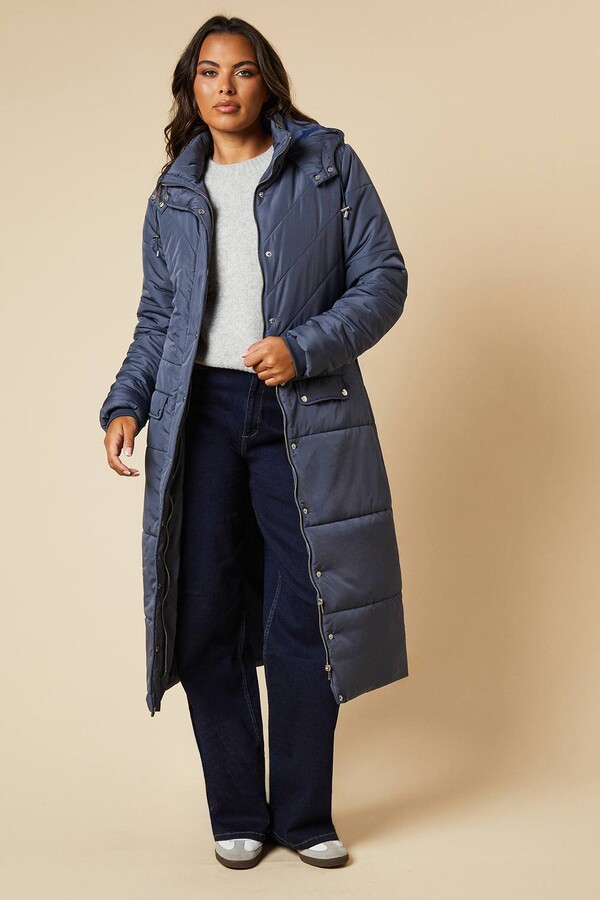 Dorothy Perkins Petite Midi Puffer Coat Dorothy Perkins Ladies