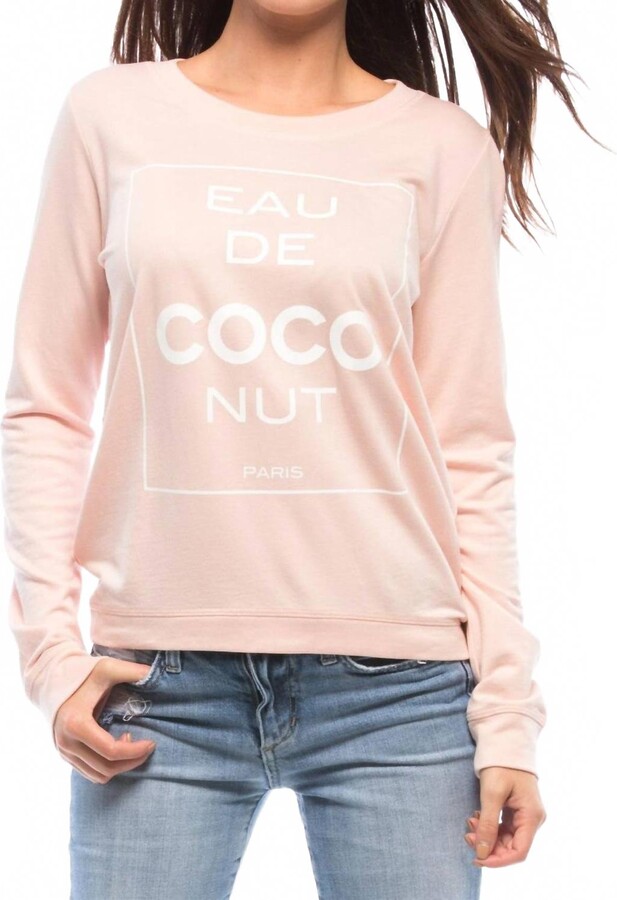 South Parade Eau De Coco Sweatshirt In Pink