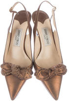 Thumbnail for your product : Jimmy Choo Fritz Metallic Pumps