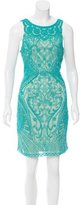 Thumbnail for your product : Theia Beaded Mesh Dress w/ Tags