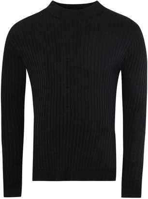 boohoo Muscle Fit Ribbed Turtle Neck Sweater