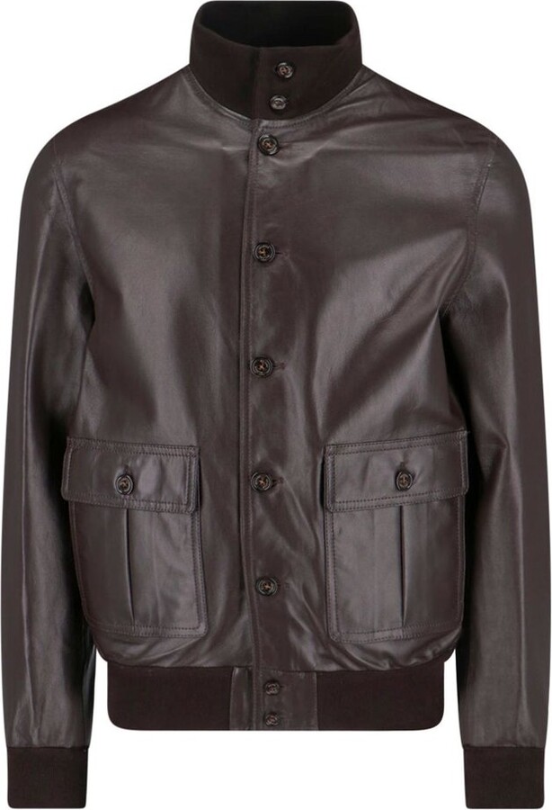 Valstar Buttoned Bomber Jacket