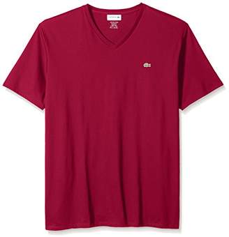 Lacoste Men's Short Sleeve Jersey Pima Regular Fit Crewneck T-Shirt, TH6709-51
