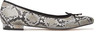 French Sole Ballet Flats Black