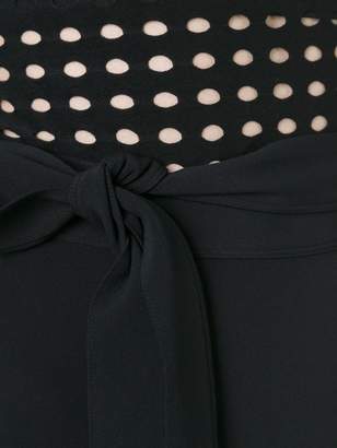 Helmut Lang ribbon detail skirt