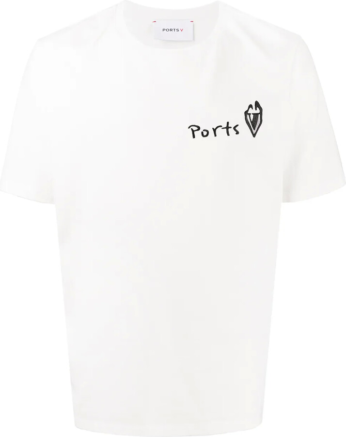 Ports V logo-print short-sleeved T-shirt