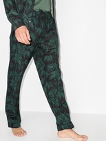 Thumbnail for your product : Desmond & Dempsey Palm-Tree Print Pyjama Trousers
