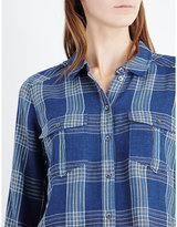 Thumbnail for your product : Paige Denim Mya checked flannel shirt