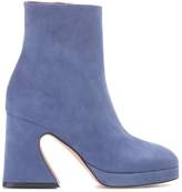 Thumbnail for your product : Sies Marjan Gretta suede platform ankle boots