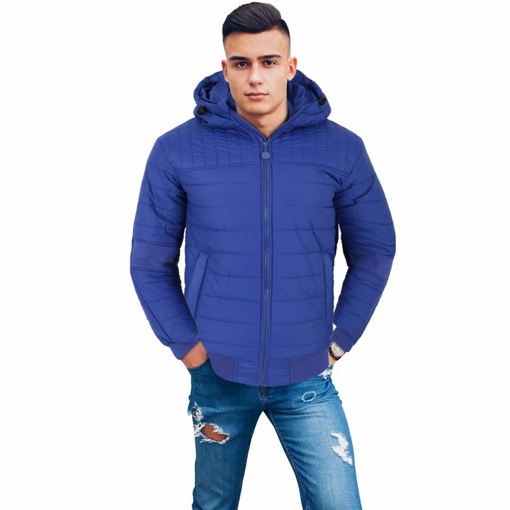 Hanson And Langford Mens Jacket Lightweight Hooded Quilted Jacket For