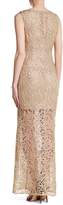 Thumbnail for your product : Marina Embroidered Lace Gown
