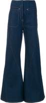 Thumbnail for your product : Esteban Cortazar flared high-waisted jeans