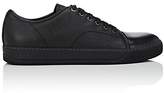 Thumbnail for your product : Lanvin Men's Cap-Toe Grained Leather Sneakers - Black