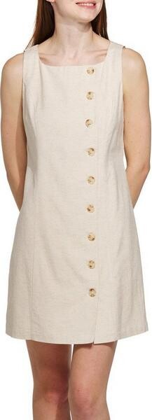 Gilli Women's Mini Sheath Dress Small Oatmeal