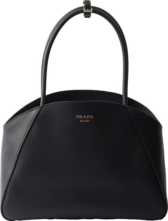 Prada Large Leather Tote Bag