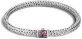 Thumbnail for your product : John Hardy Women's Classic Chain 5MM Bracelet in Sterling Silver with Chrome Tourmaline
