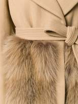 Thumbnail for your product : Blancha belted double-breasted coat