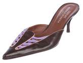 Thumbnail for your product : Donald J Pliner Leather Pointed-Toe Mules