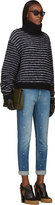Thumbnail for your product : Stella McCartney Blue Studded Skinny Boyfriend Jeans